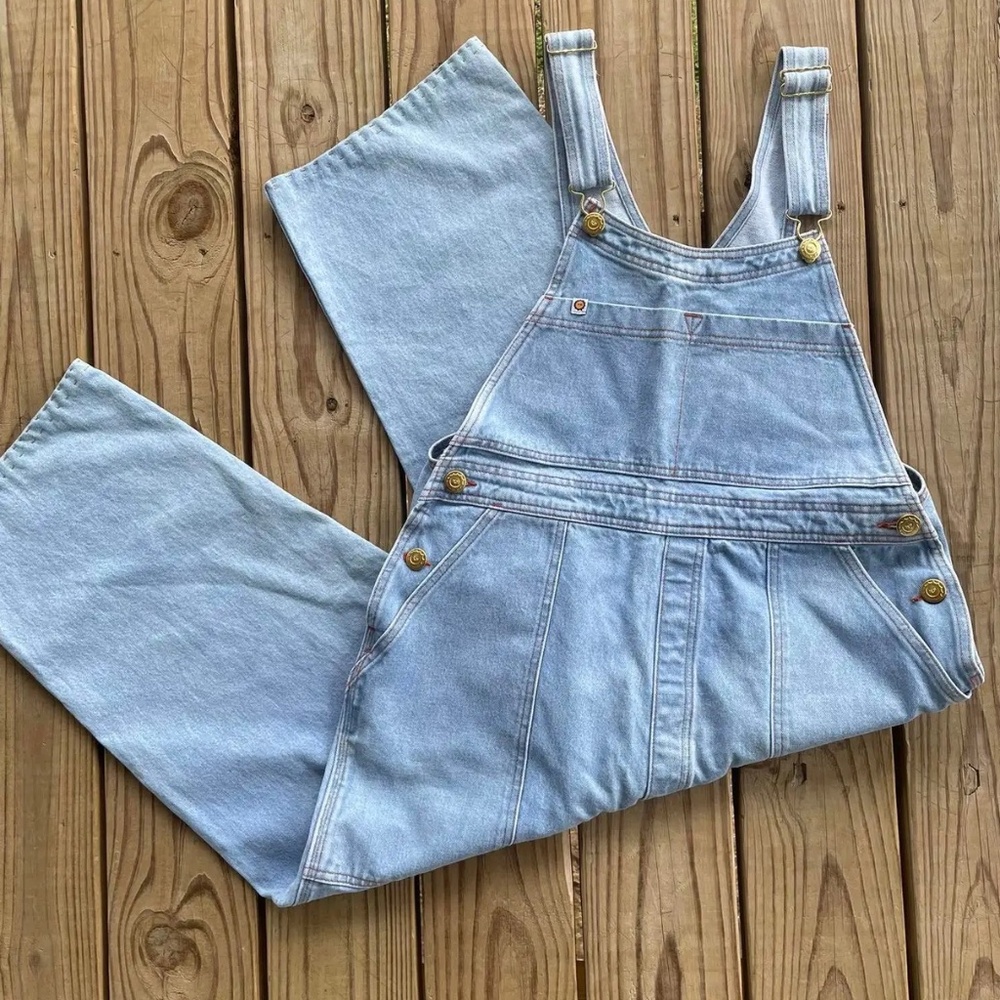 Big Bud Press Overalls Light Wash Denim Medium